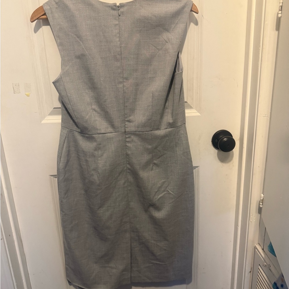 Ann Taylor Gray Midi Dress